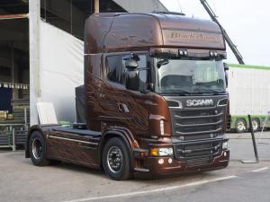 Scania R730 Black Amber Topline 2011 года
